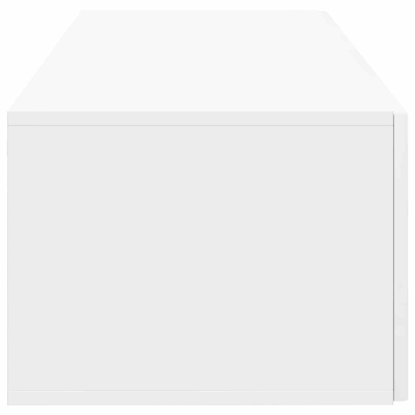 Fali TV szekrény Magasfényű Fehér 98 x 41 x 30 cm Szerelt Fa