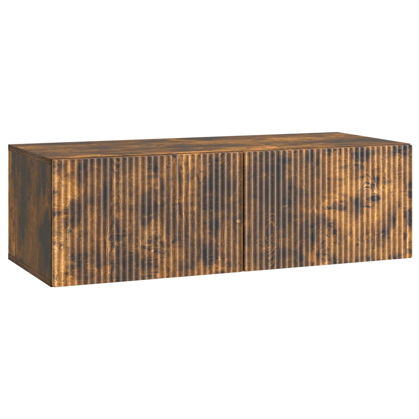 Fali TV szekrény Füstös Tölgy 98 x 41 x 30 cm Szerelt Fa
