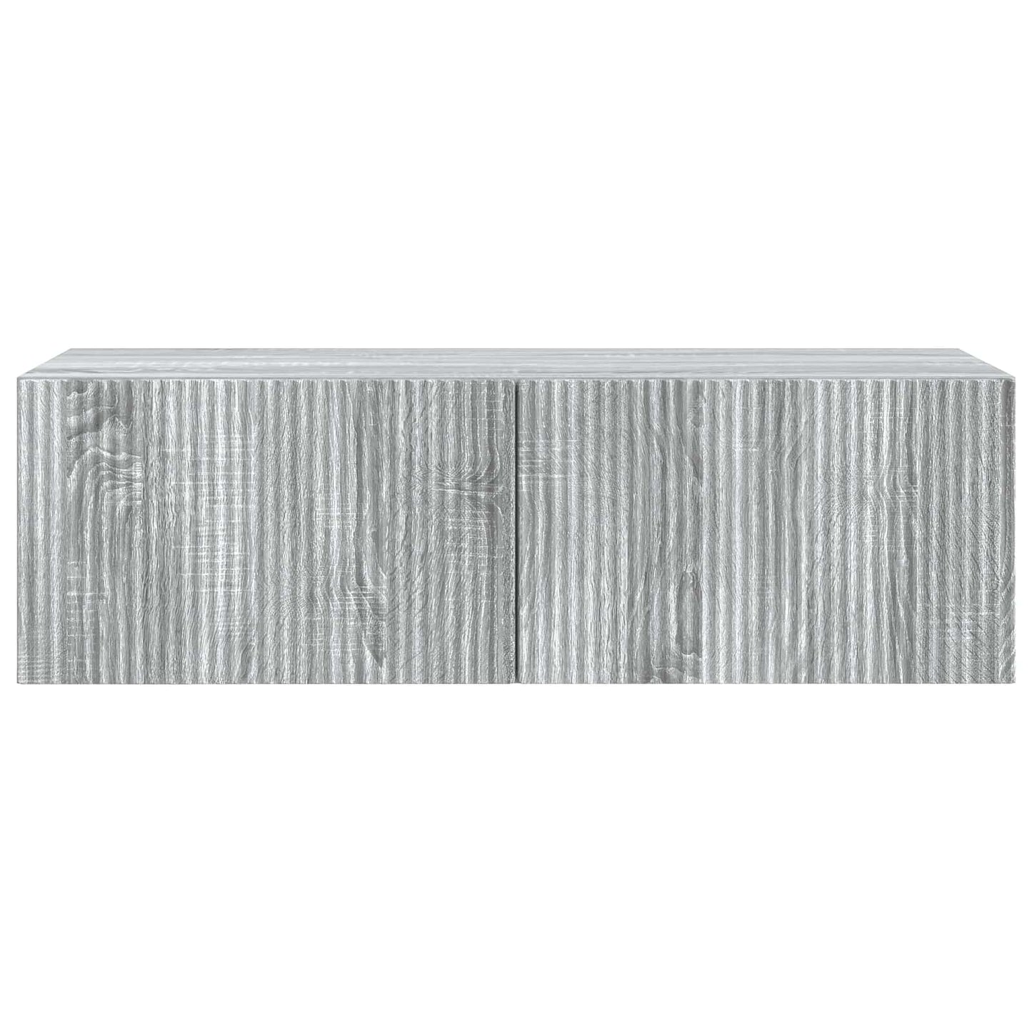 Fali TV szekrény Szürke Sonoma 98 x 41 x 30 cm Szerelt Fa
