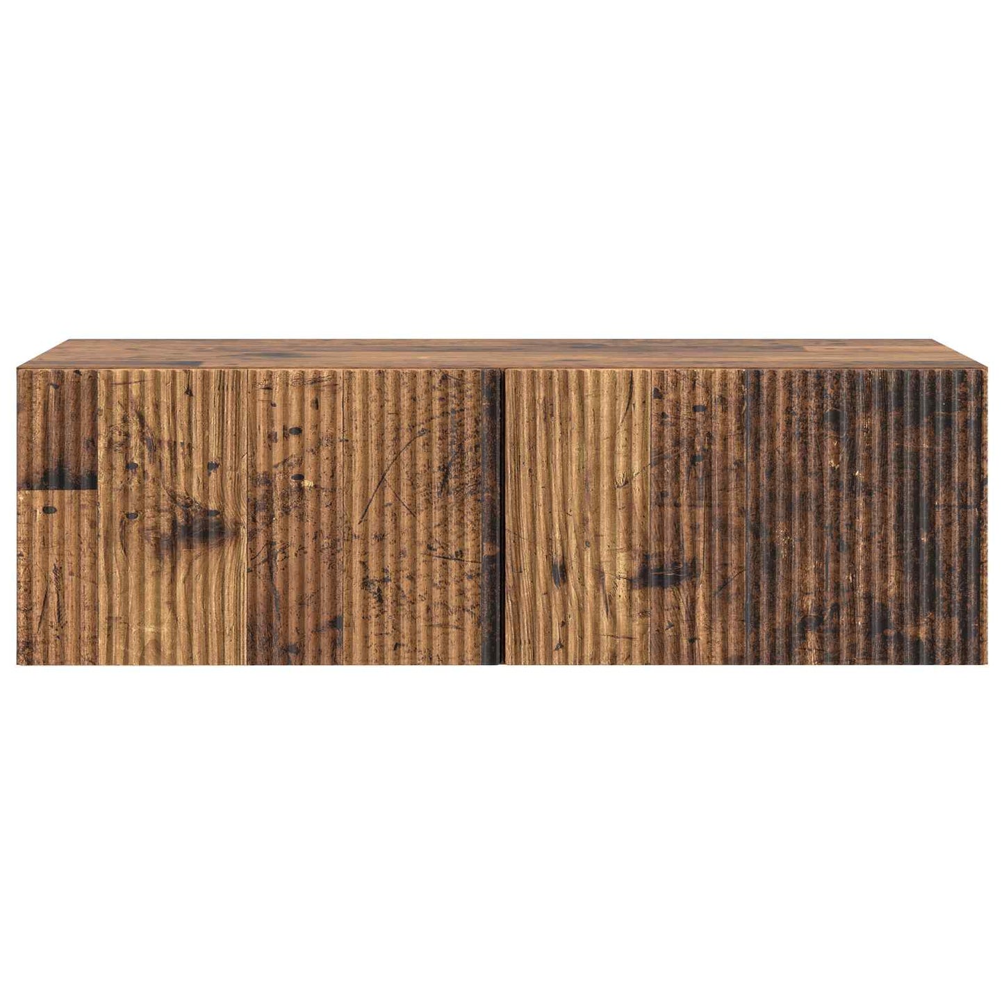 Fali TV szekrény Antik Fa 98 x 41 x 30 cm Szerelt Fa