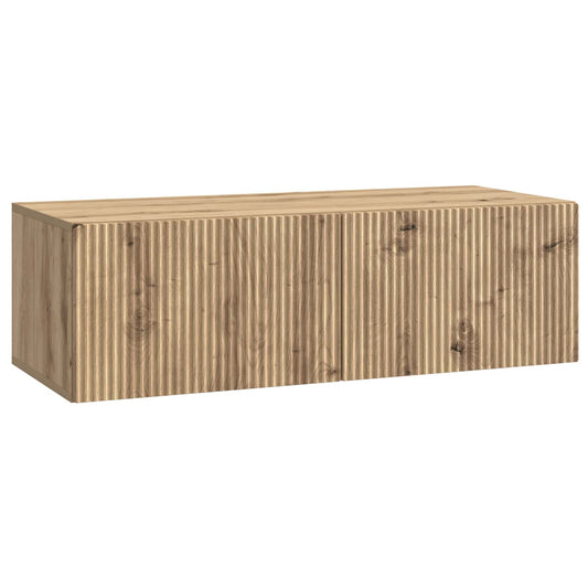 Fali TV szekrény Kézműves Tölgy 98 x 41 x 30 cm Szerelt Fa