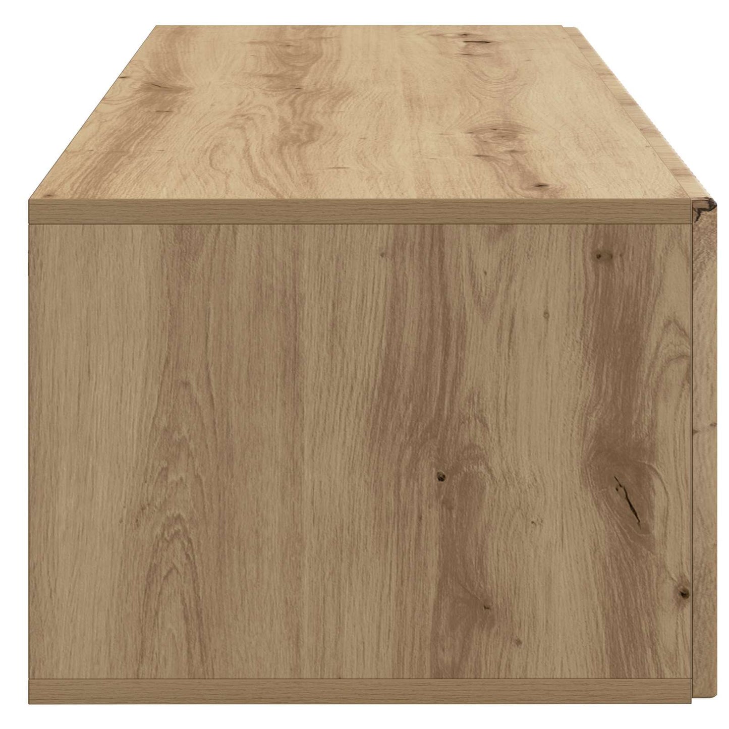 Fali TV szekrény 98 x 41 x 30 cm Kézműves Tölgy Szerelt Fa