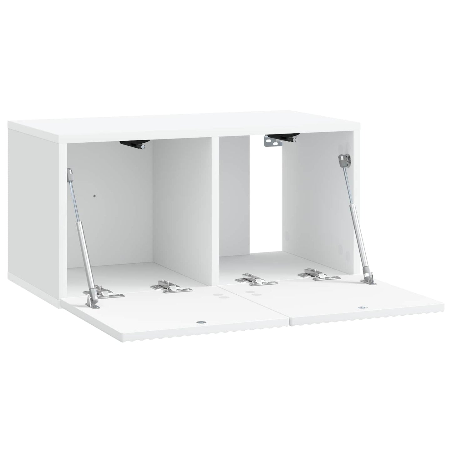 Fali TV szekrény Fehér 59,5 x 31 x 30 cm Szerelt Fa
