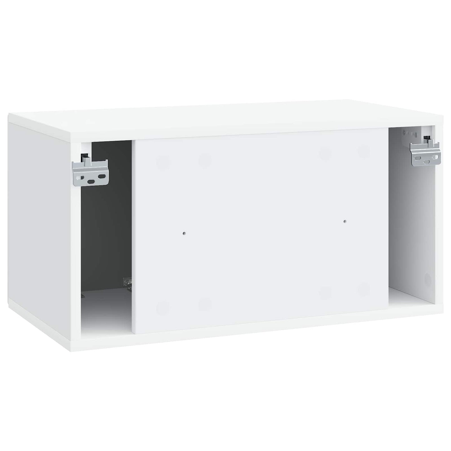 Fali TV szekrény Fehér 59,5 x 31 x 30 cm Szerelt Fa