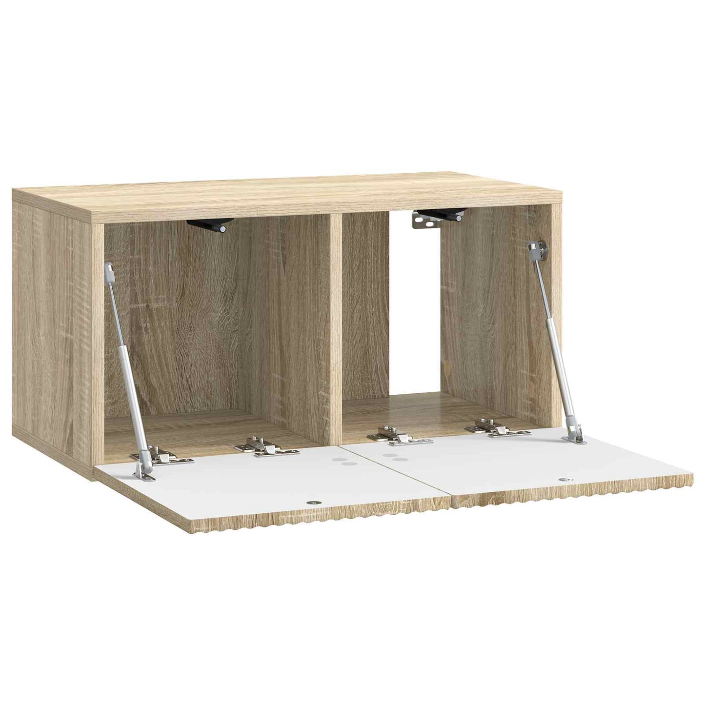 Fali TV szekrény Sonoma Tölgy 59,5 x 31 x 30 cm Szerelt Fa