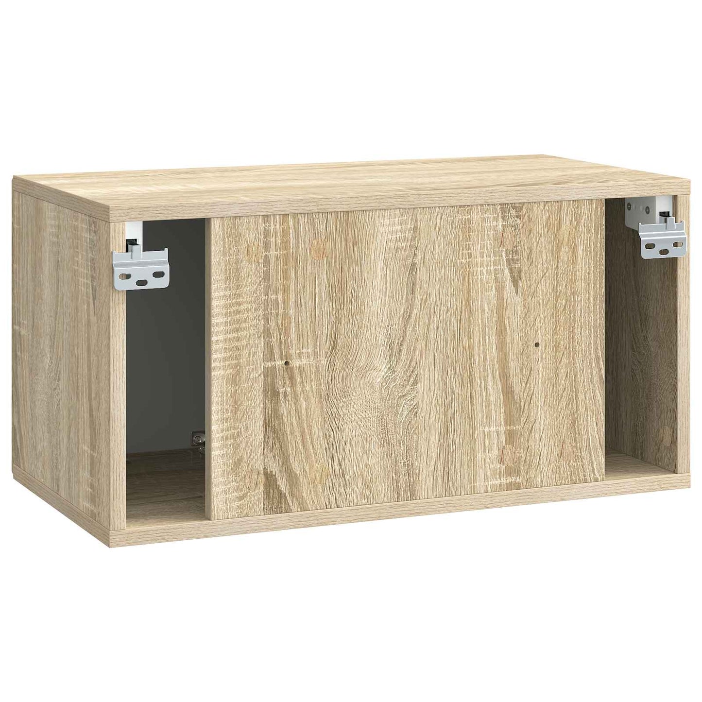 Fali TV szekrény Sonoma Tölgy 59,5 x 31 x 30 cm Szerelt Fa