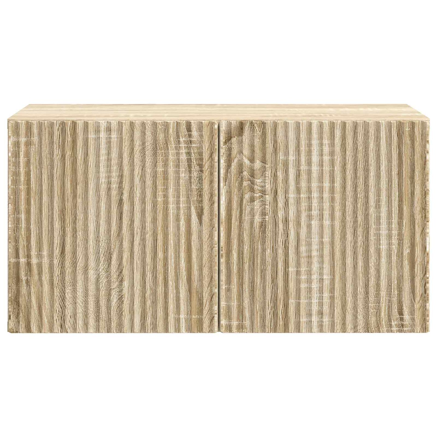 Fali TV szekrény Sonoma Tölgy 59,5 x 31 x 30 cm Szerelt Fa