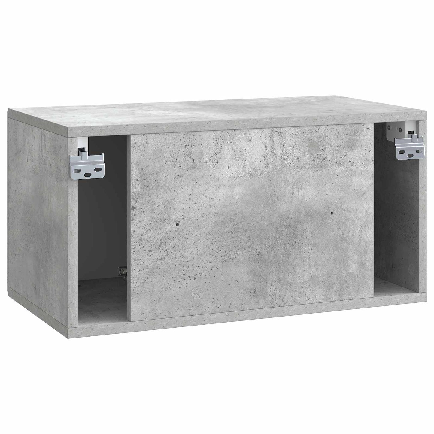 Fali TV szekrény Betonszürke 59,5 x 31 x 30 cm Szerelt Fa