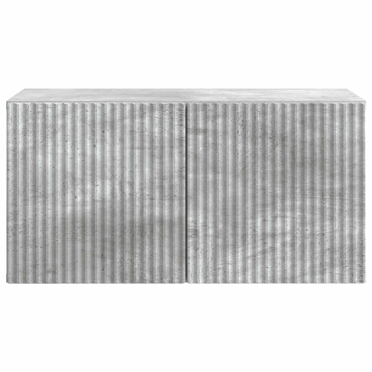 Fali TV szekrény Betonszürke 59,5 x 31 x 30 cm Szerelt Fa