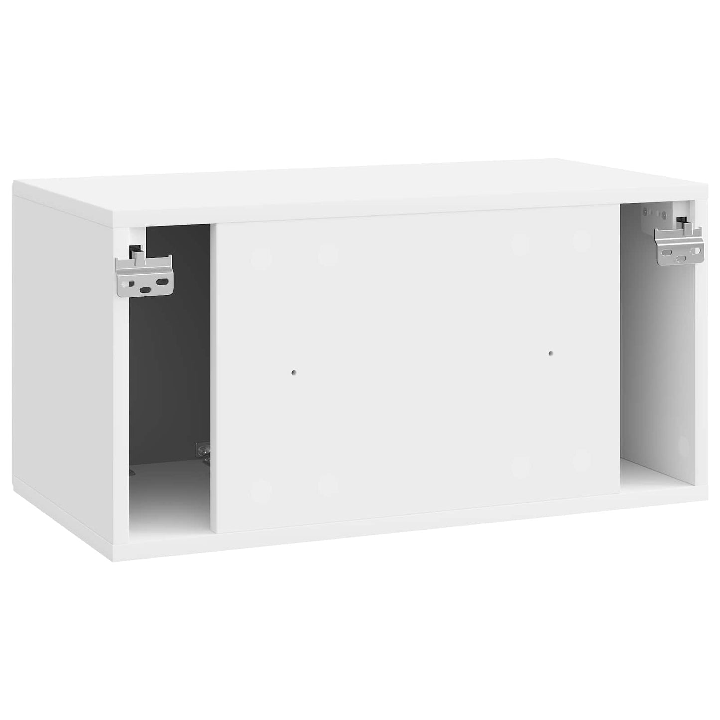 Fali TV szekrény Magasfényű Fehér 59,5 x 31 x 30 cm Szerelt Fa