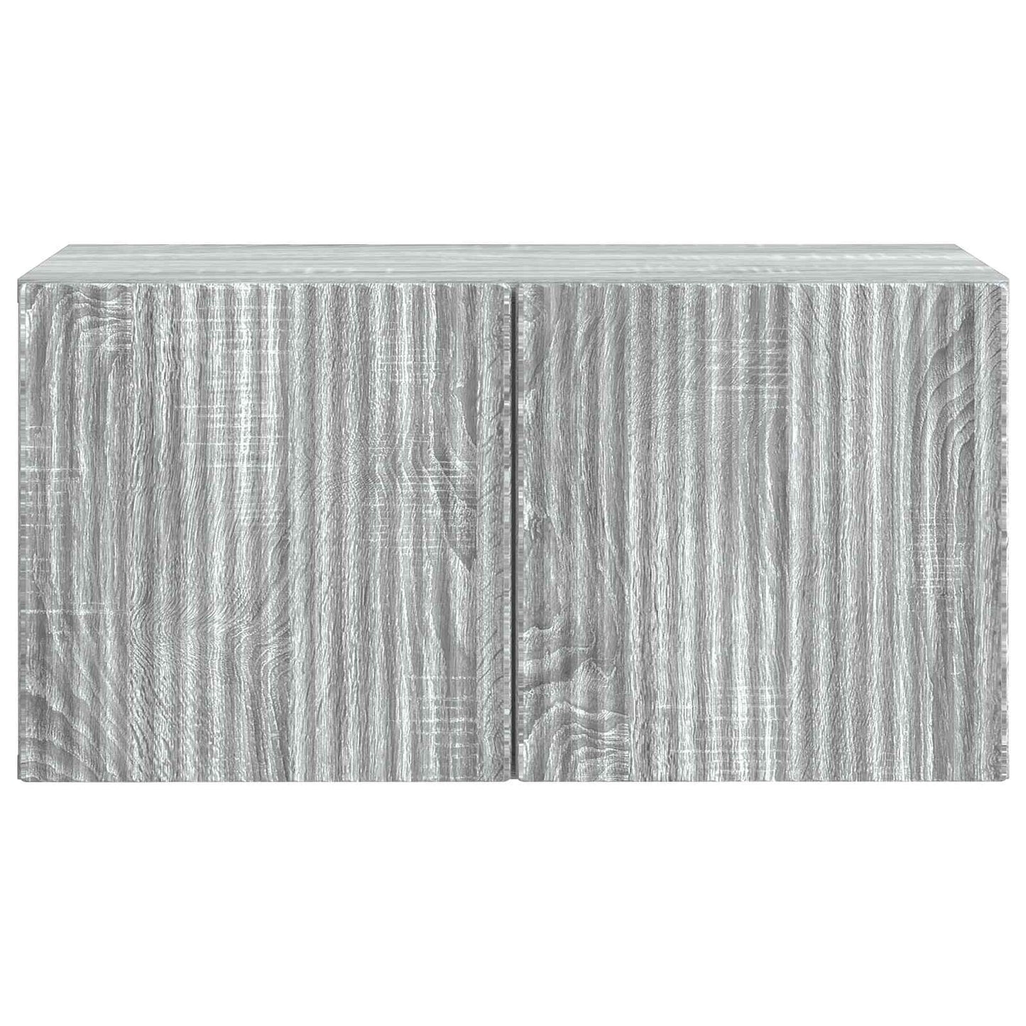 Fali TV szekrény Szürke Sonoma 59,5 x 31 x 30 cm Szerelt Fa