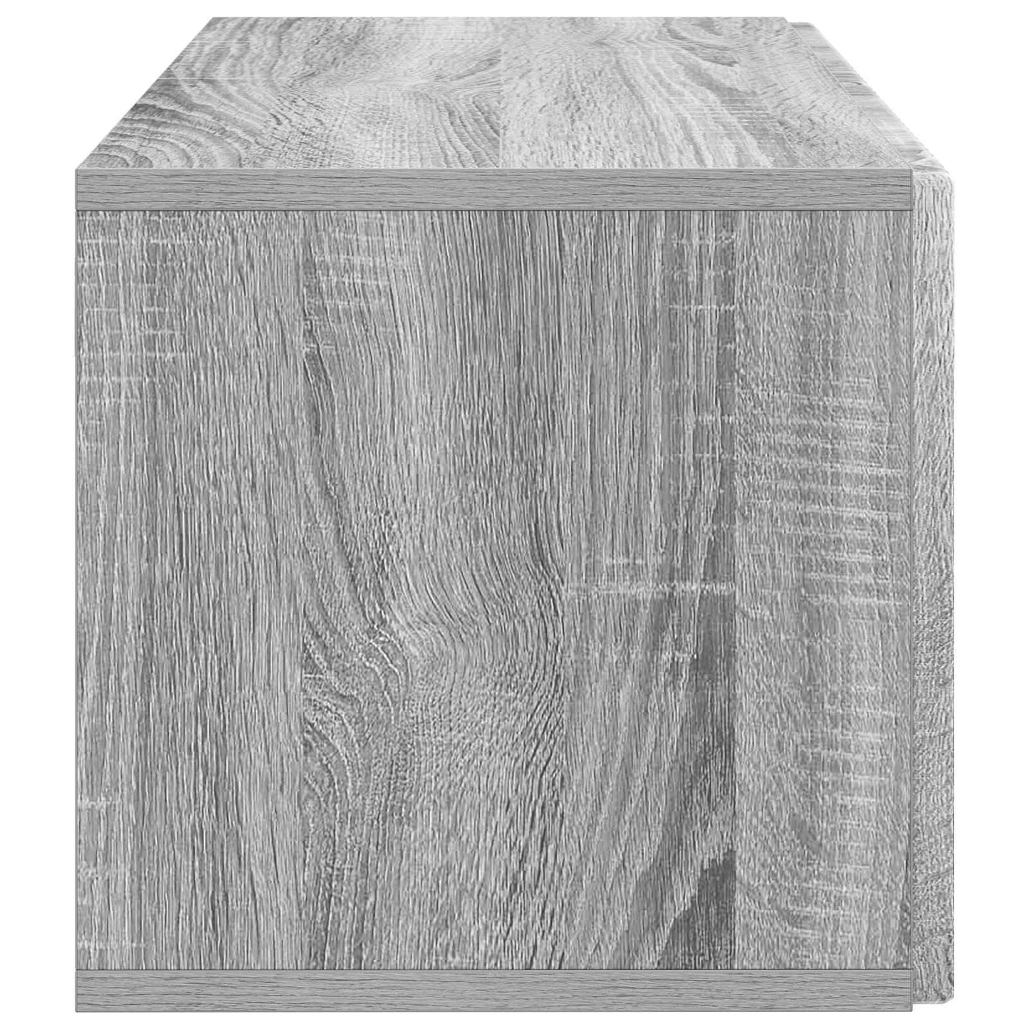 Fali TV szekrény Szürke Sonoma 59,5 x 31 x 30 cm Szerelt Fa