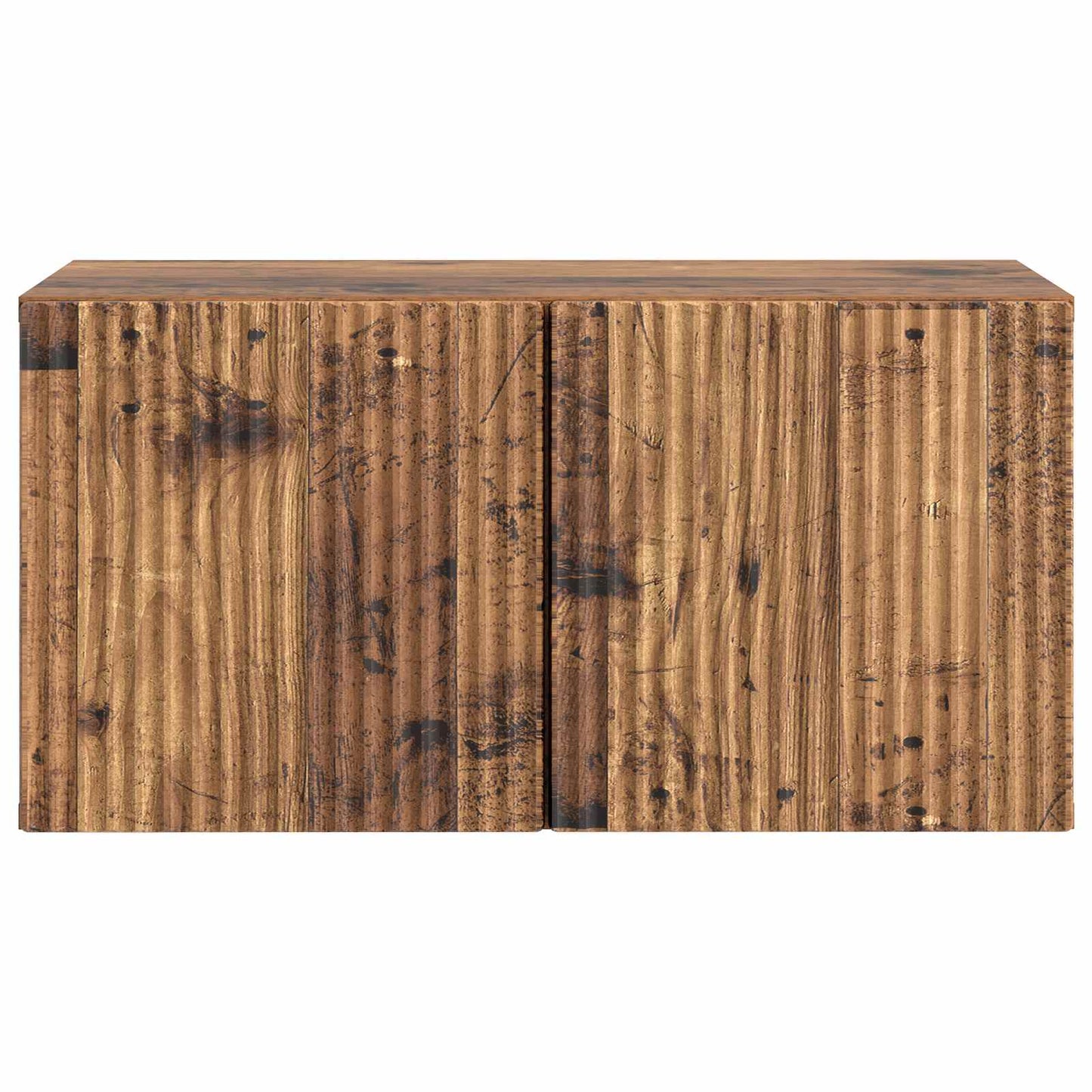 Fali TV szekrény Antik Fa 59,5 x 31 x 30 cm Szerelt Fa