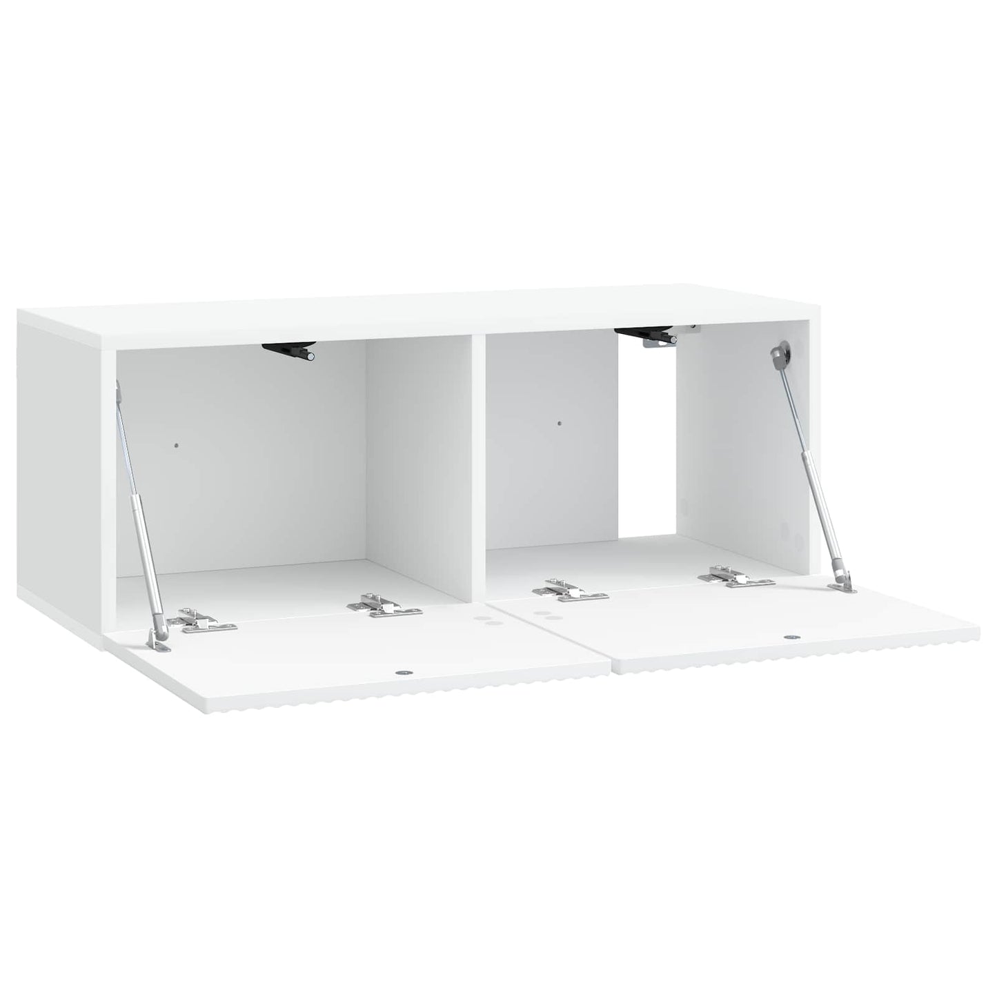 Fali TV szekrény Fehér 78,5 x 31 x 30 cm Szerelt Fa