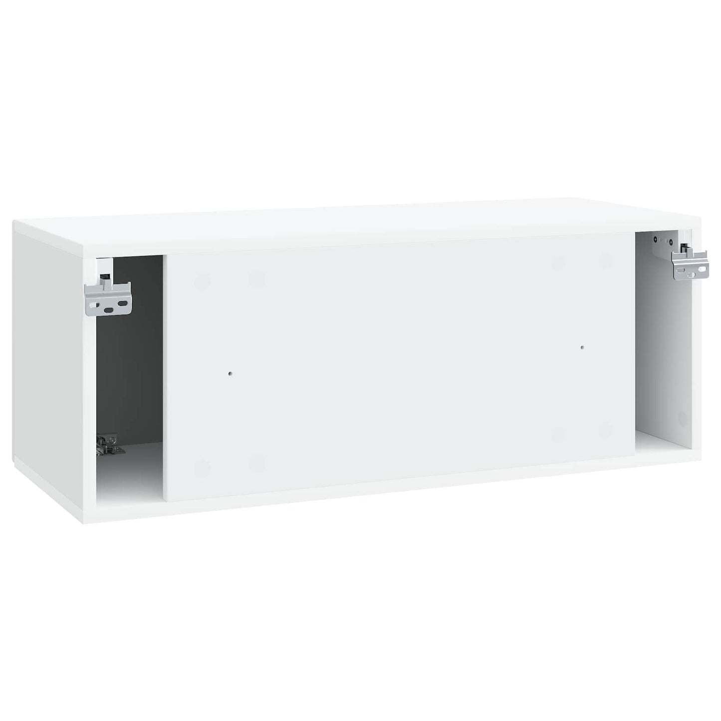 Fali TV szekrény Fehér 78,5 x 31 x 30 cm Szerelt Fa