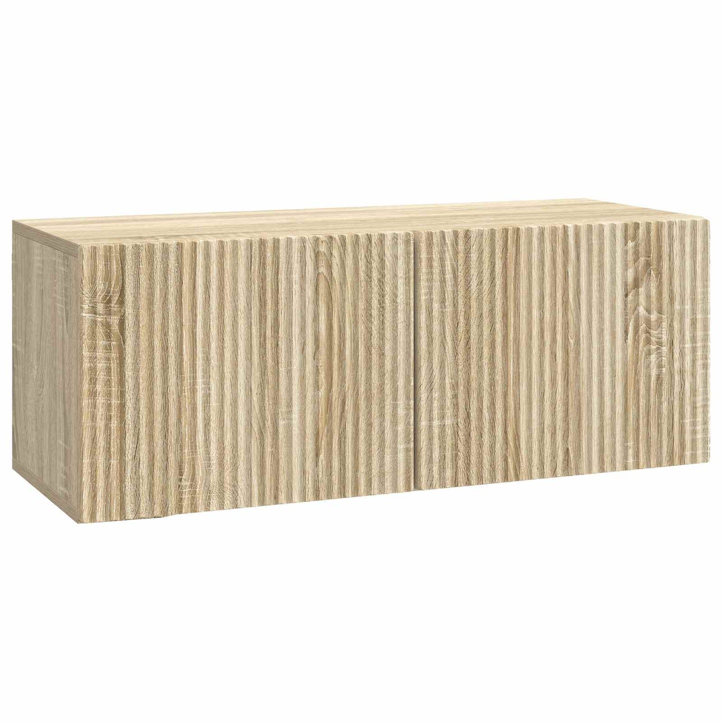 Fali TV szekrény Sonoma Tölgy 78,5 x 31 x 30 cm Szerelt Fa