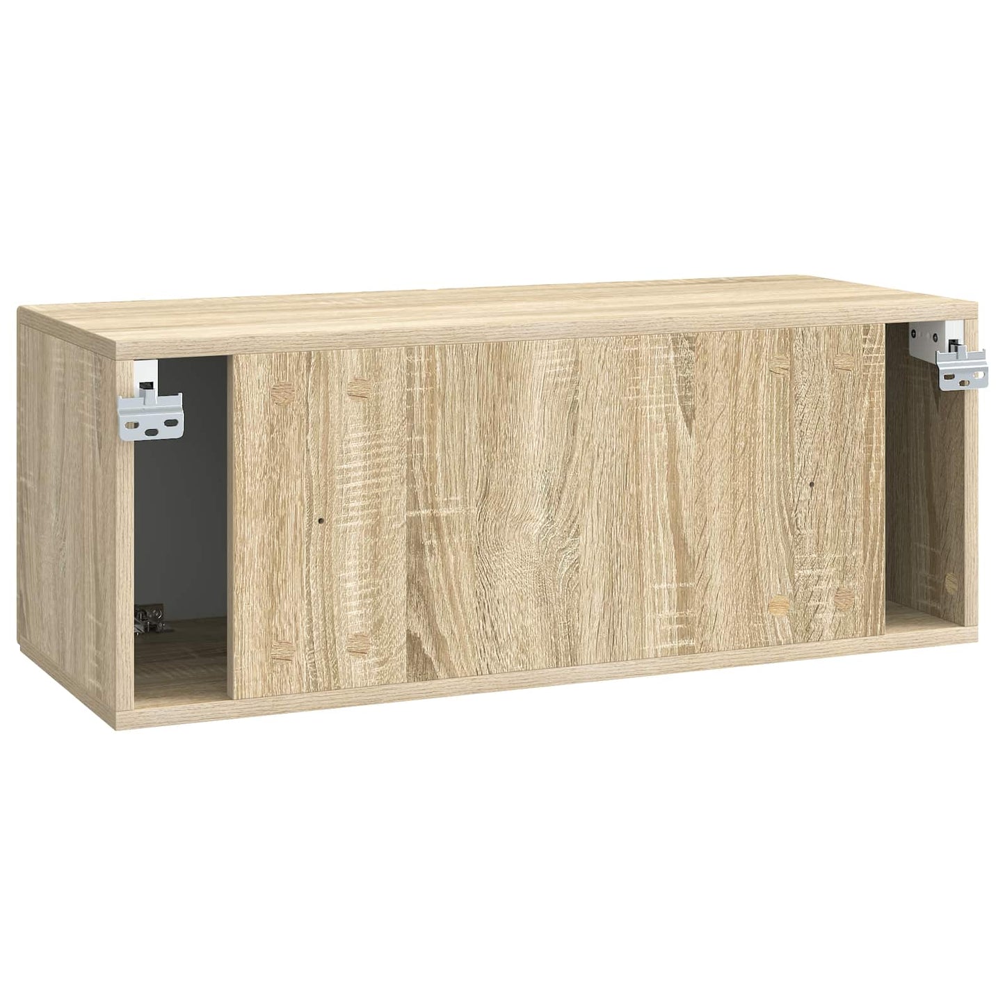 Fali TV szekrény Sonoma Tölgy 78,5 x 31 x 30 cm Szerelt Fa