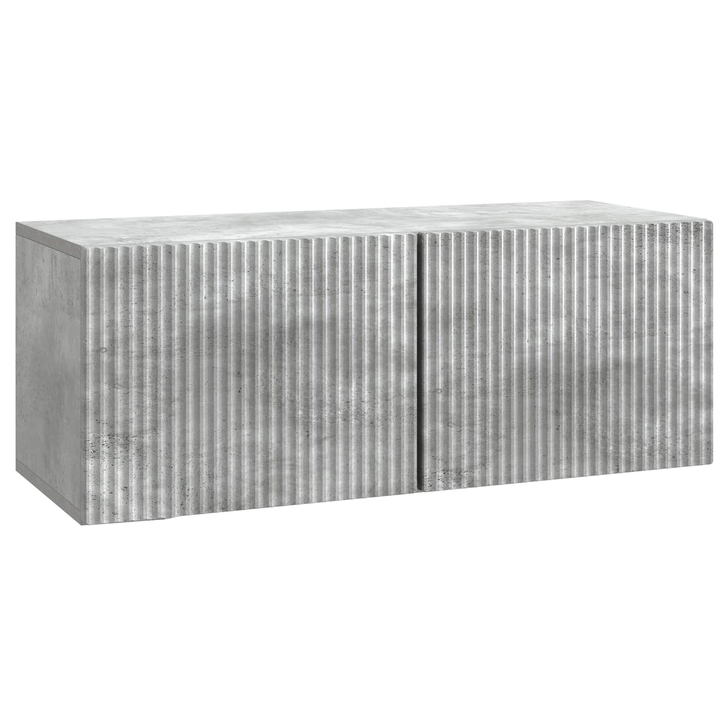 Fali TV szekrény Betonszürke 78,5 x 31 x 30 cm Szerelt Fa