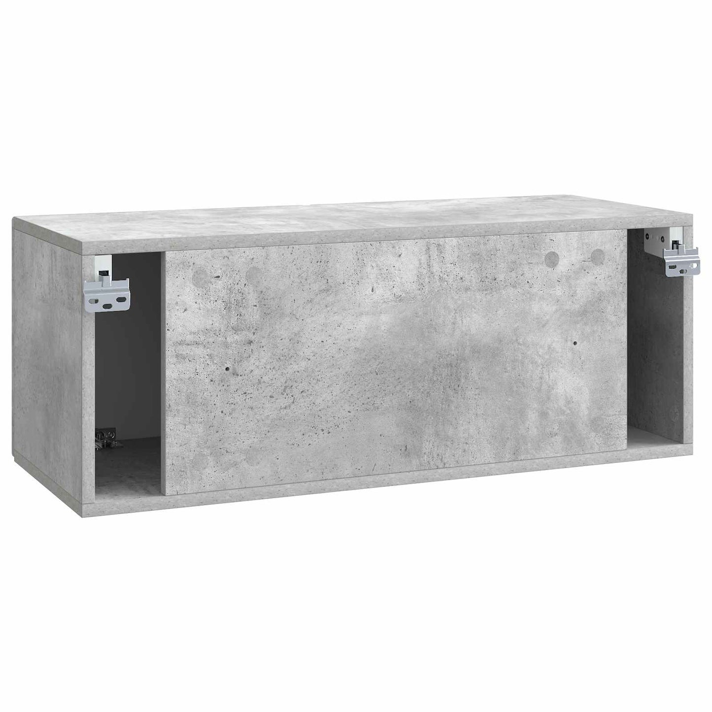 Fali TV szekrény Betonszürke 78,5 x 31 x 30 cm Szerelt Fa