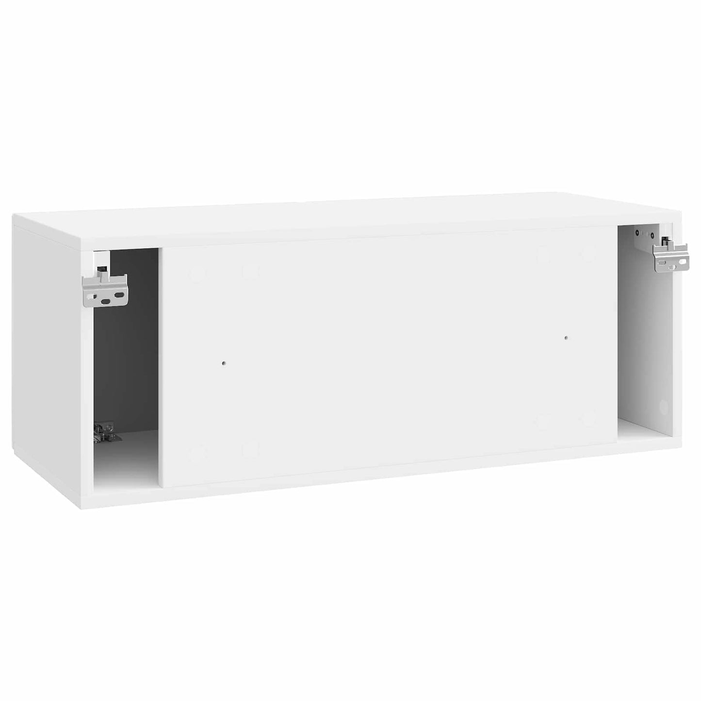 Fali TV szekrény Magasfényű Fehér 78,5 x 31 x 30 cm Szerelt Fa