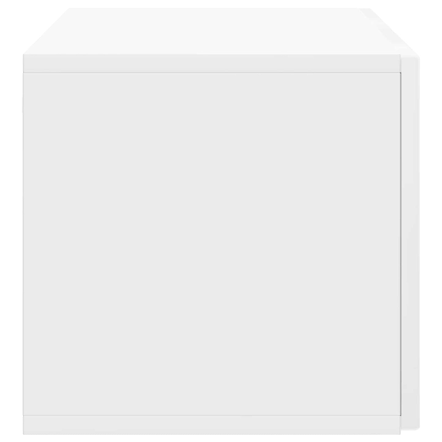 Fali TV szekrény Magasfényű Fehér 78,5 x 31 x 30 cm Szerelt Fa
