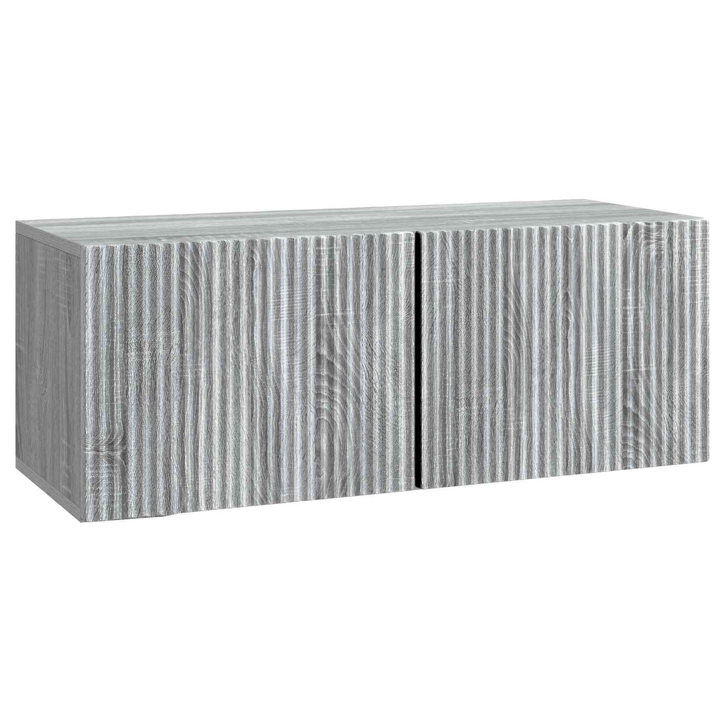 Fali TV szekrény Szürke Sonoma 78,5 x 31 x 30 cm Szerelt Fa