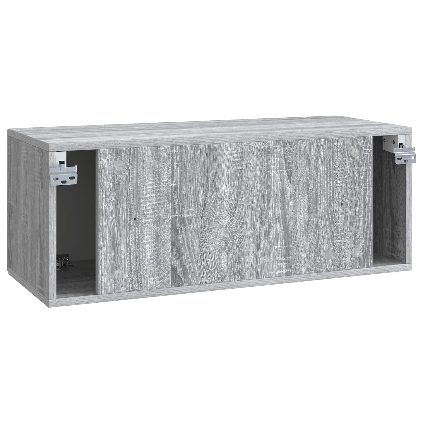 Fali TV szekrény Szürke Sonoma 78,5 x 31 x 30 cm Szerelt Fa