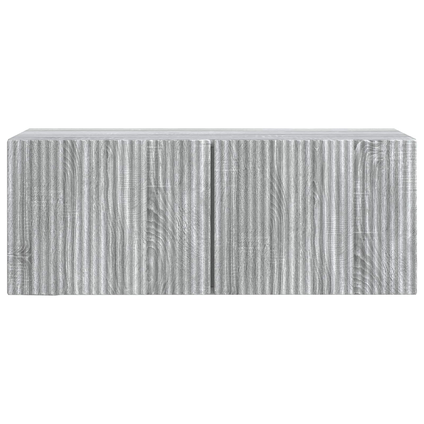 Fali TV szekrény Szürke Sonoma 78,5 x 31 x 30 cm Szerelt Fa