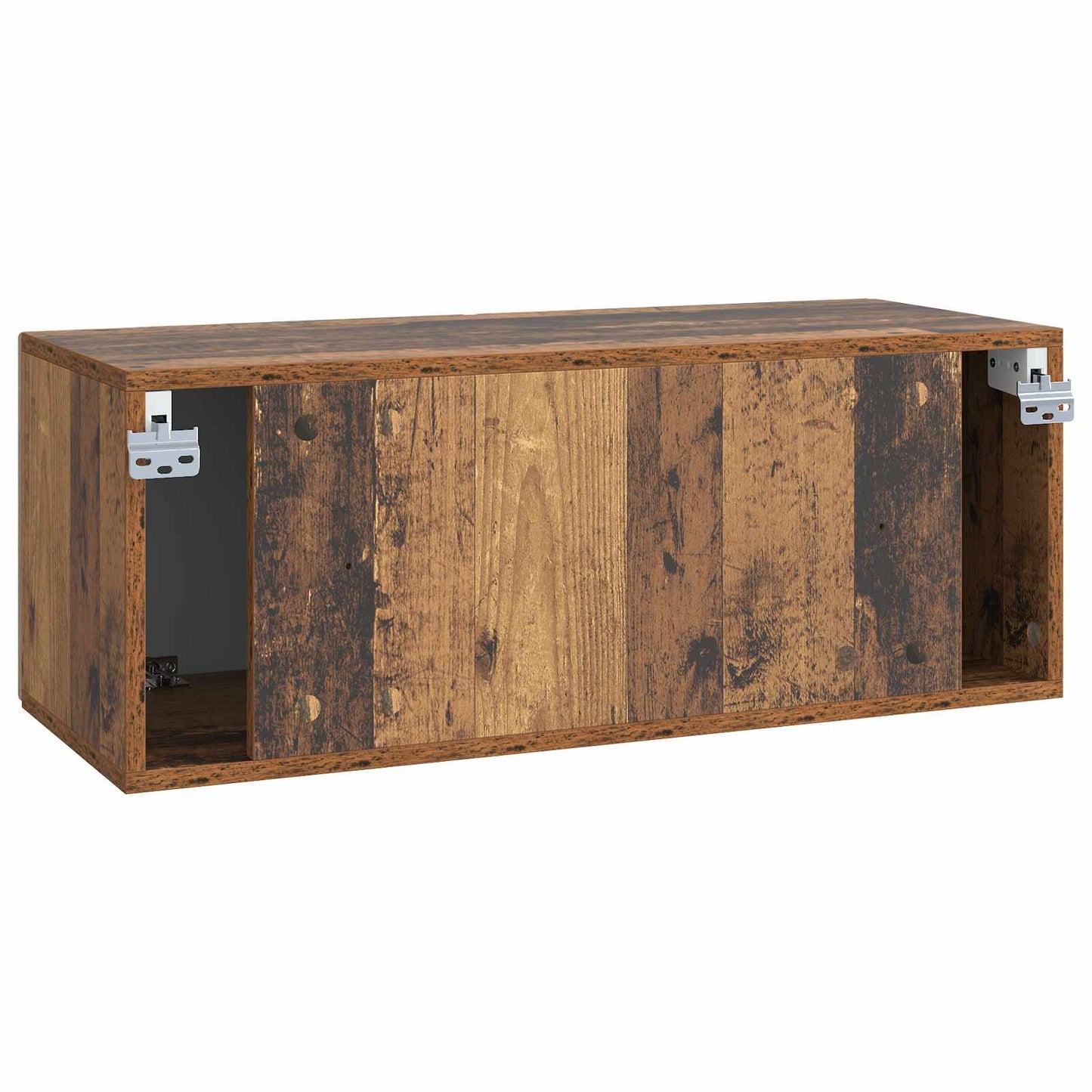 Fali TV szekrény Antik Fa 78,5 x 31 x 30 cm Szerelt Fa