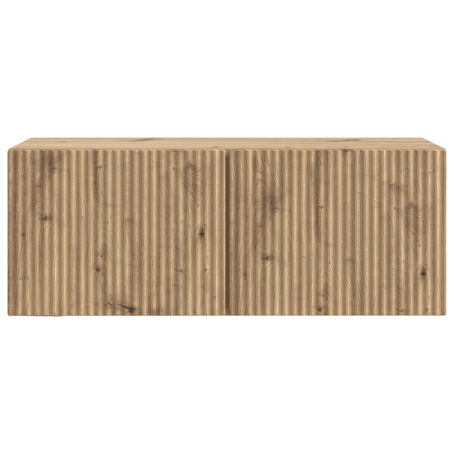 Fali TV szekrény 78,5 x 31 x 30 cm Kézműves Tölgy Szerelt Fa