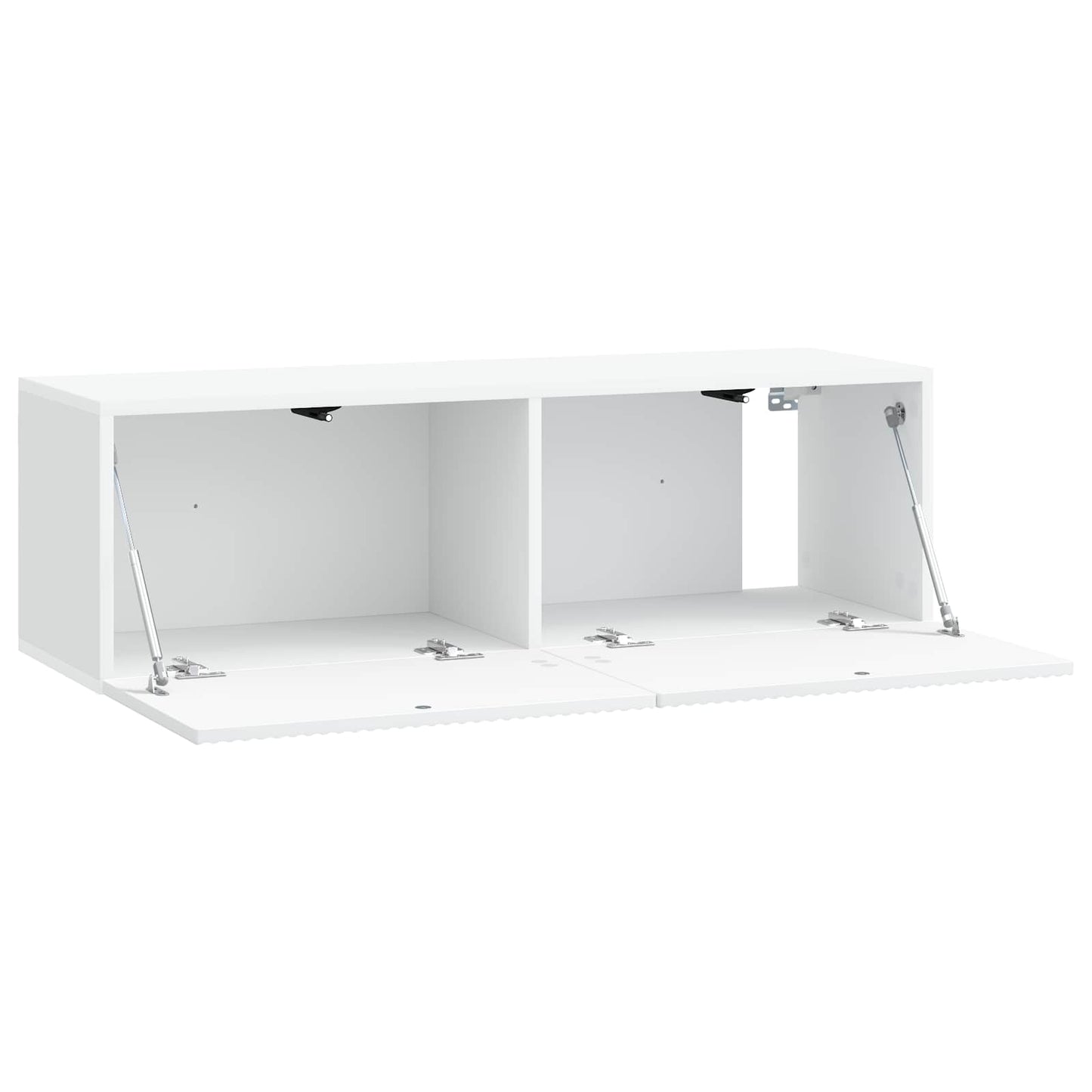 Fali TV szekrény Fehér 98 x 31 x 30 cm Szerelt Fa