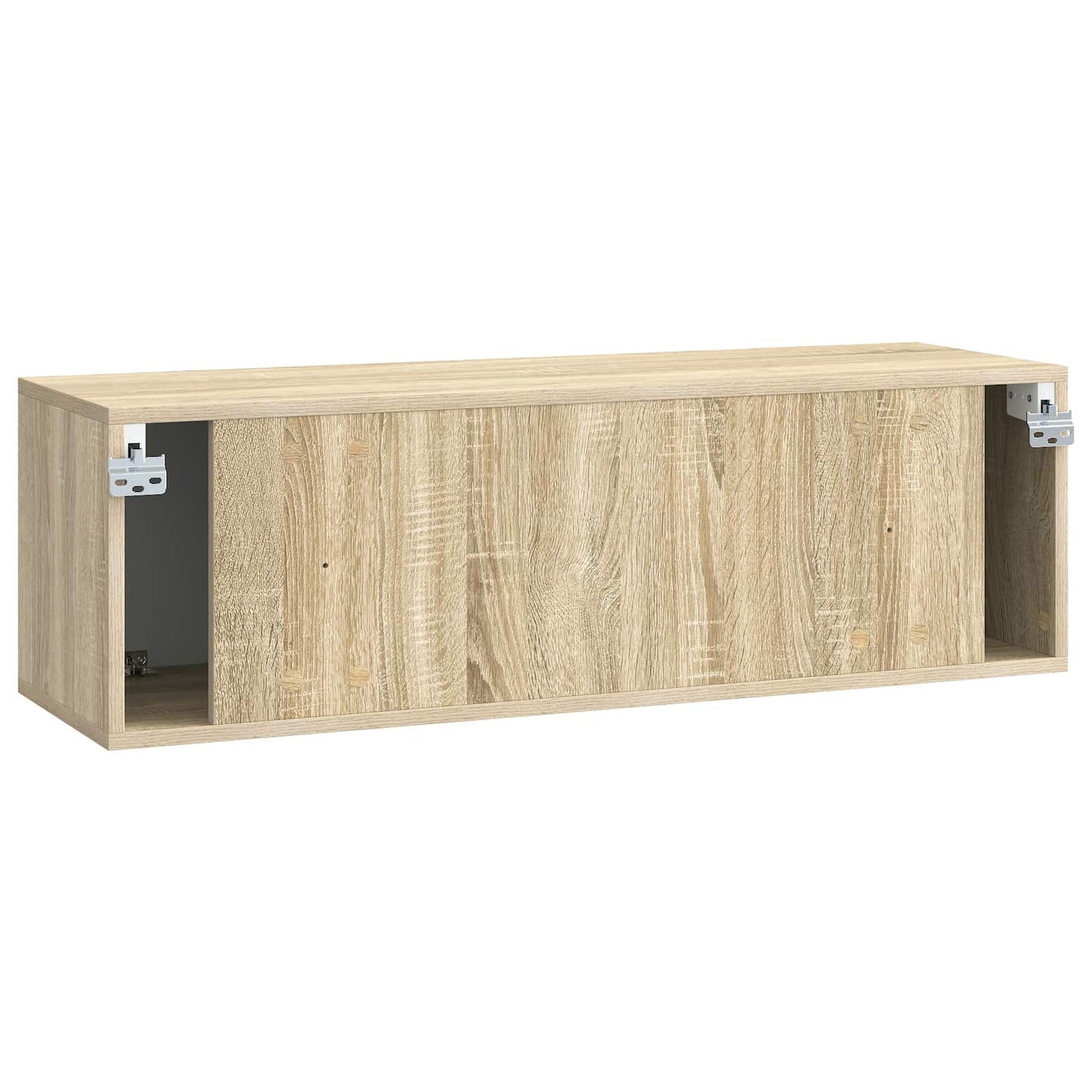 Fali TV szekrény Sonoma Tölgy 98 x 31 x 30 cm Szerelt Fa