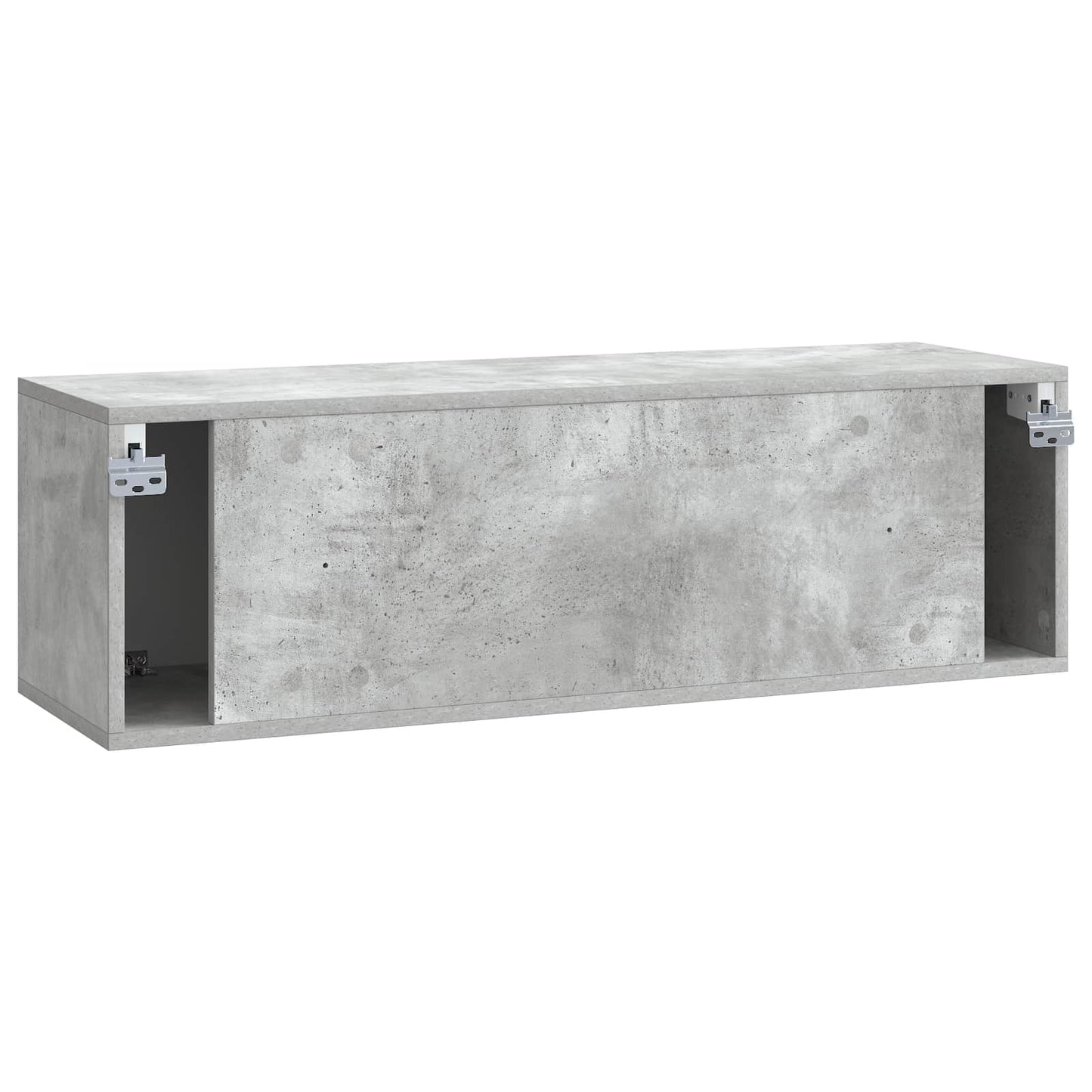 Fali TV szekrény Betonszürke 98 x 31 x 30 cm Szerelt Fa