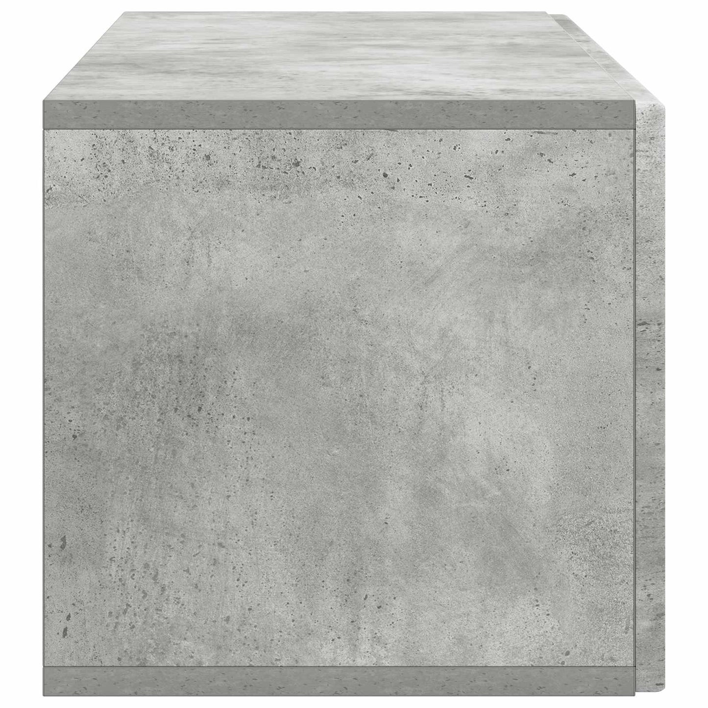 Fali TV szekrény Betonszürke 98 x 31 x 30 cm Szerelt Fa
