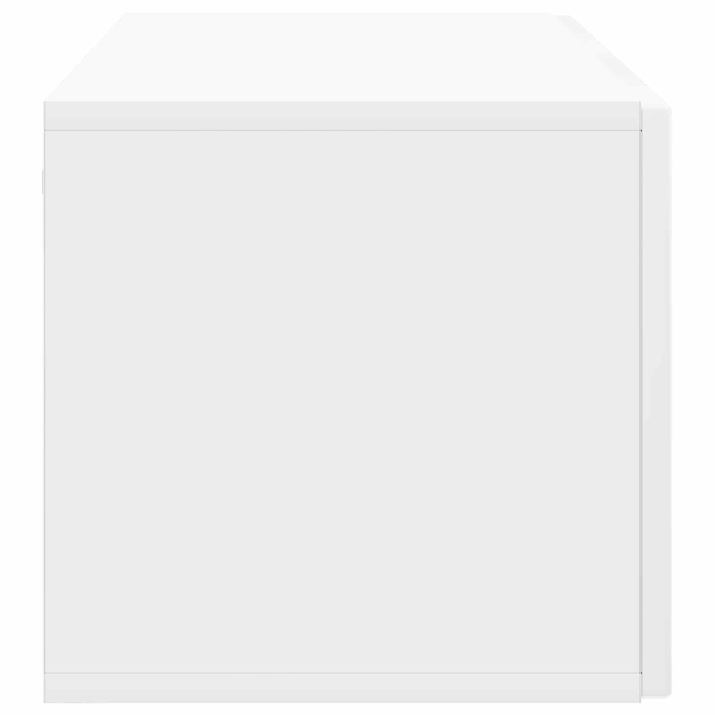 Fali TV szekrény Magasfényű Fehér 98 x 31 x 30 cm Szerelt Fa