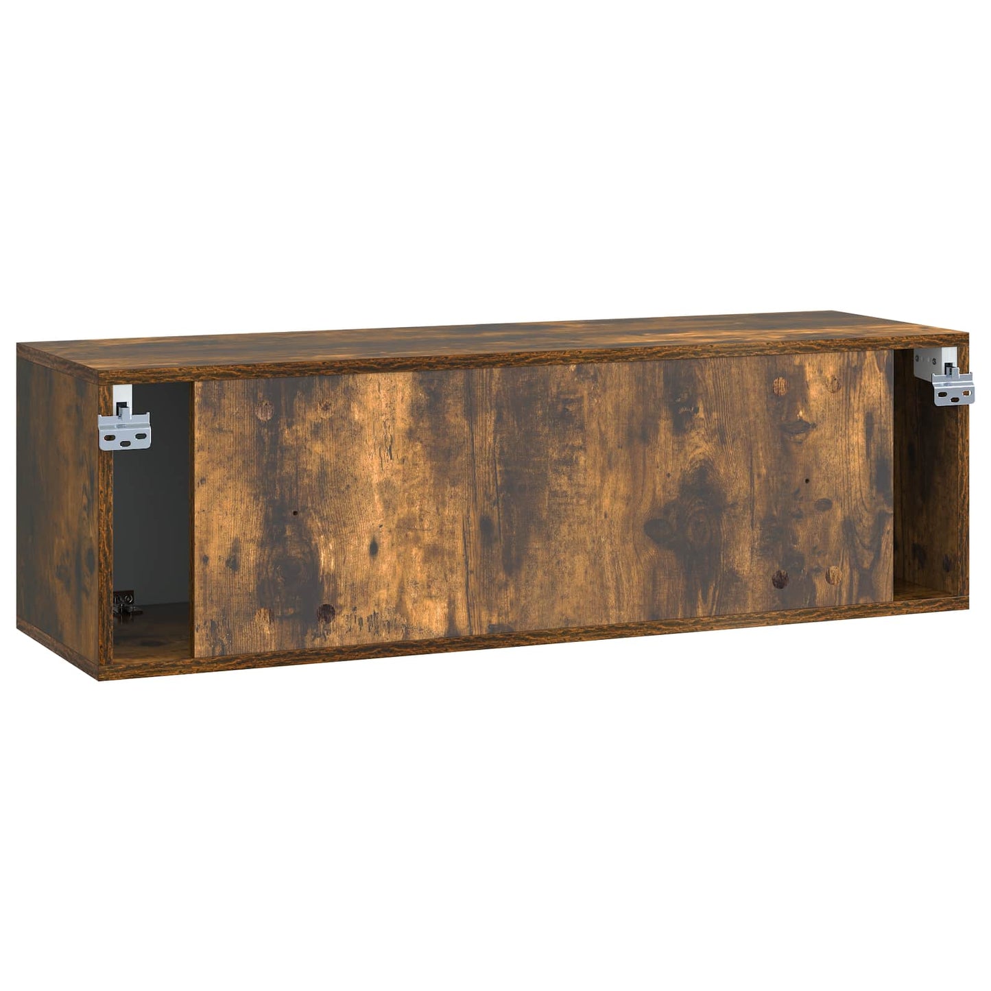 Fali TV szekrény Füstös Tölgy 98 x 31 x 30 cm Szerelt Fa