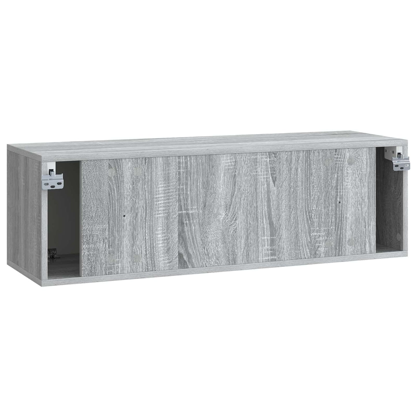 Fali TV szekrény Szürke Sonoma 98 x 31 x 30 cm Szerelt Fa