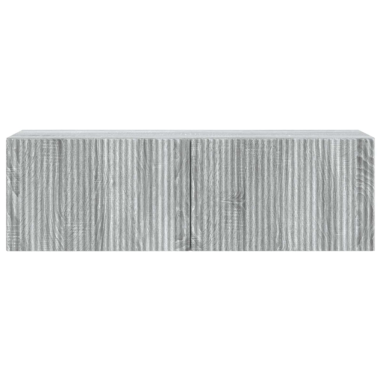 Fali TV szekrény Szürke Sonoma 98 x 31 x 30 cm Szerelt Fa