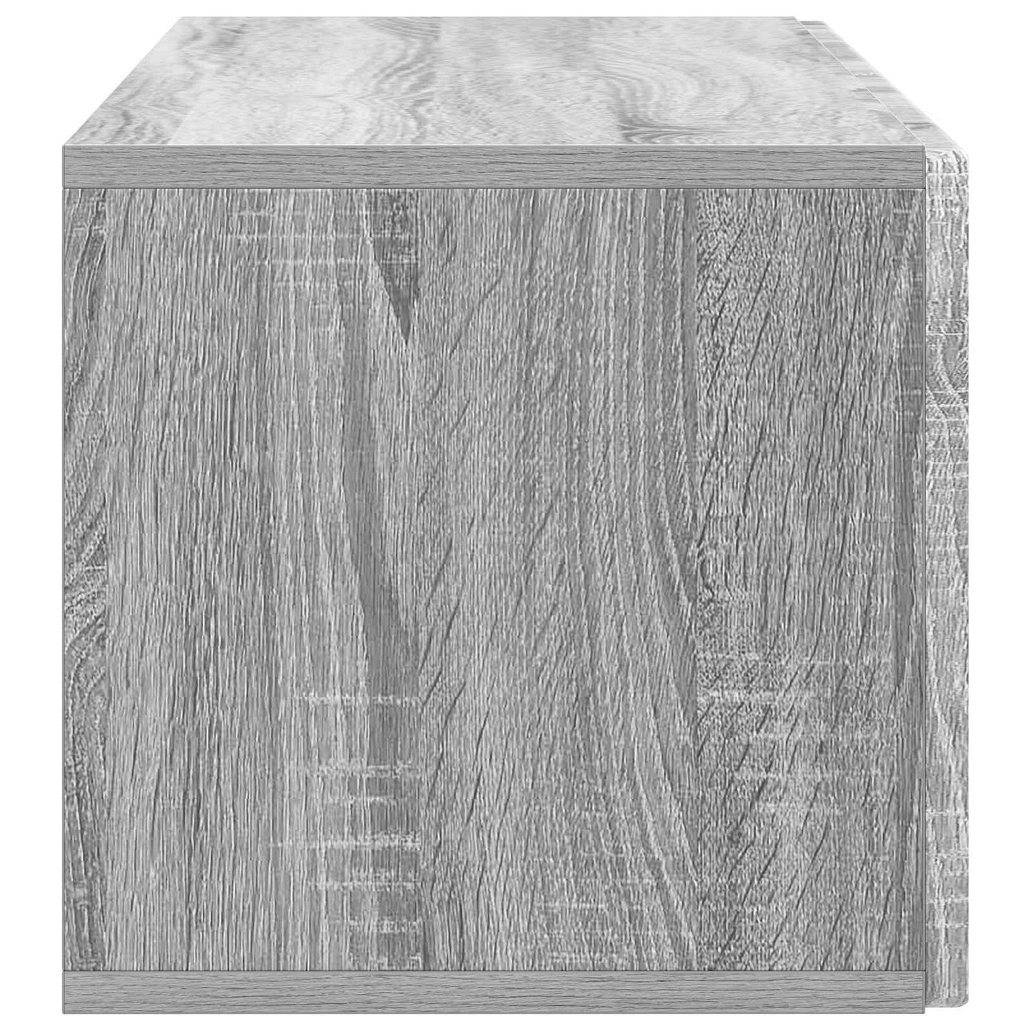 Fali TV szekrény Szürke Sonoma 98 x 31 x 30 cm Szerelt Fa