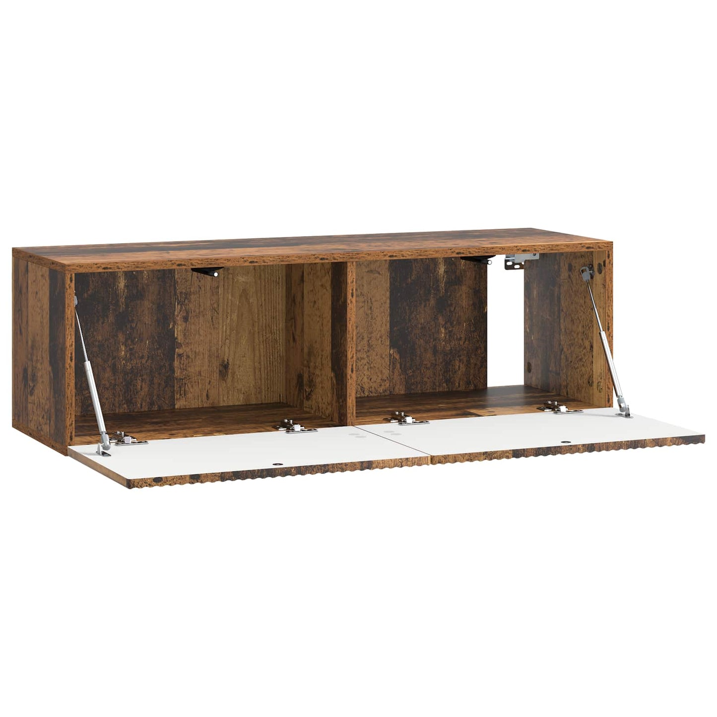Fali TV szekrény Antik Fa 98 x 31 x 30 cm Szerelt Fa