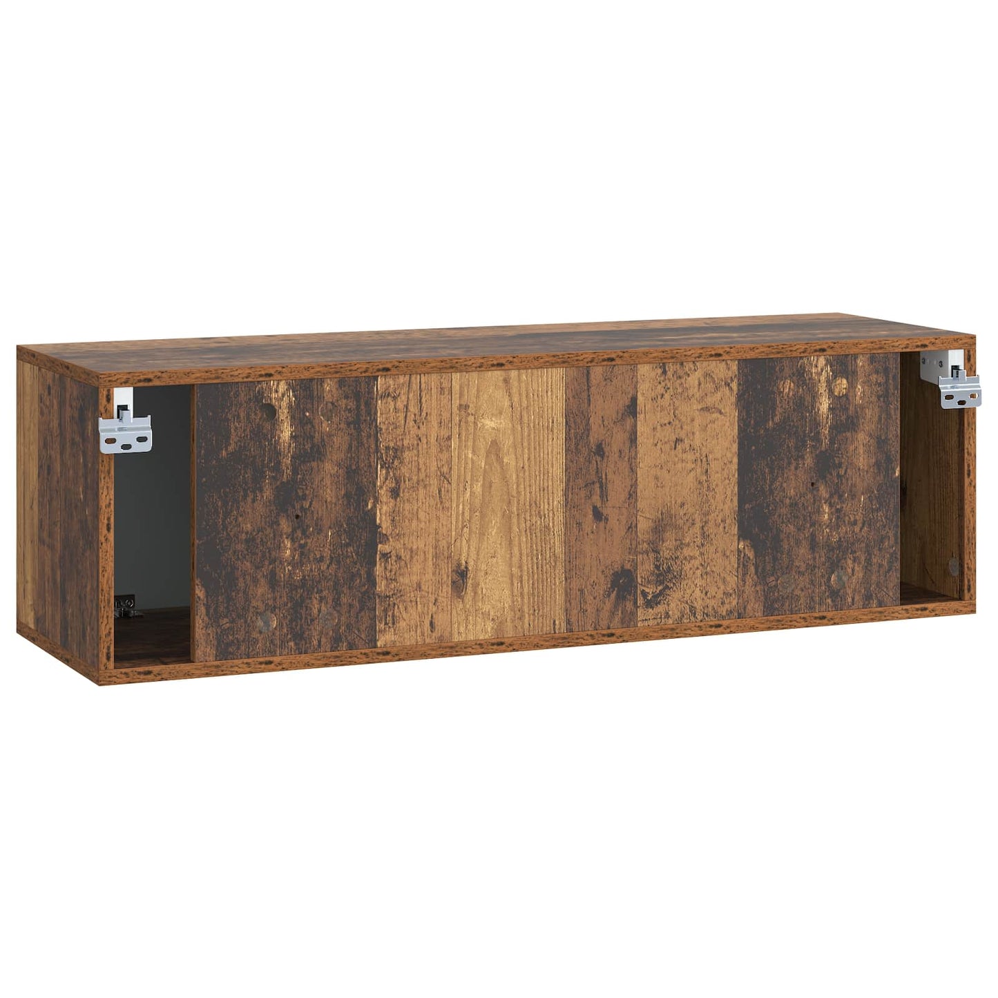 Fali TV szekrény Antik Fa 98 x 31 x 30 cm Szerelt Fa