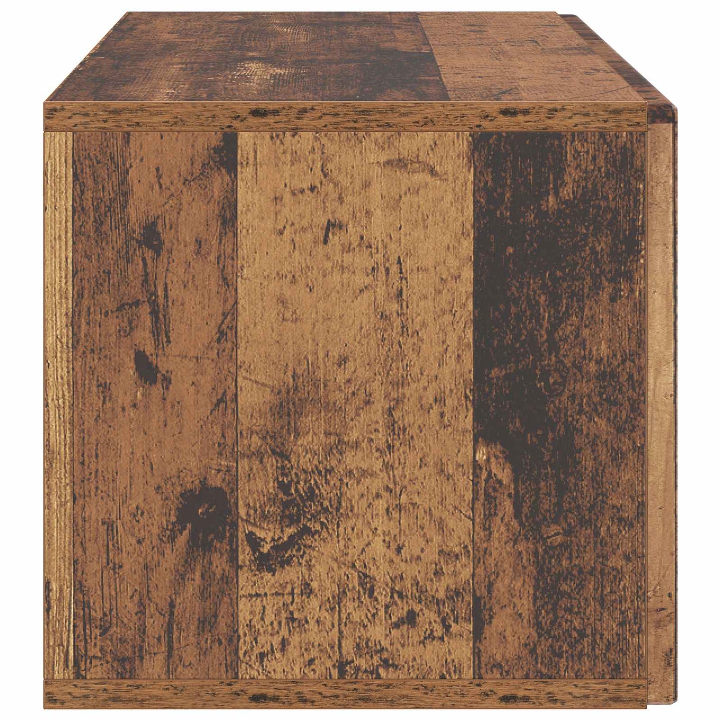 Fali TV szekrény Antik Fa 98 x 31 x 30 cm Szerelt Fa
