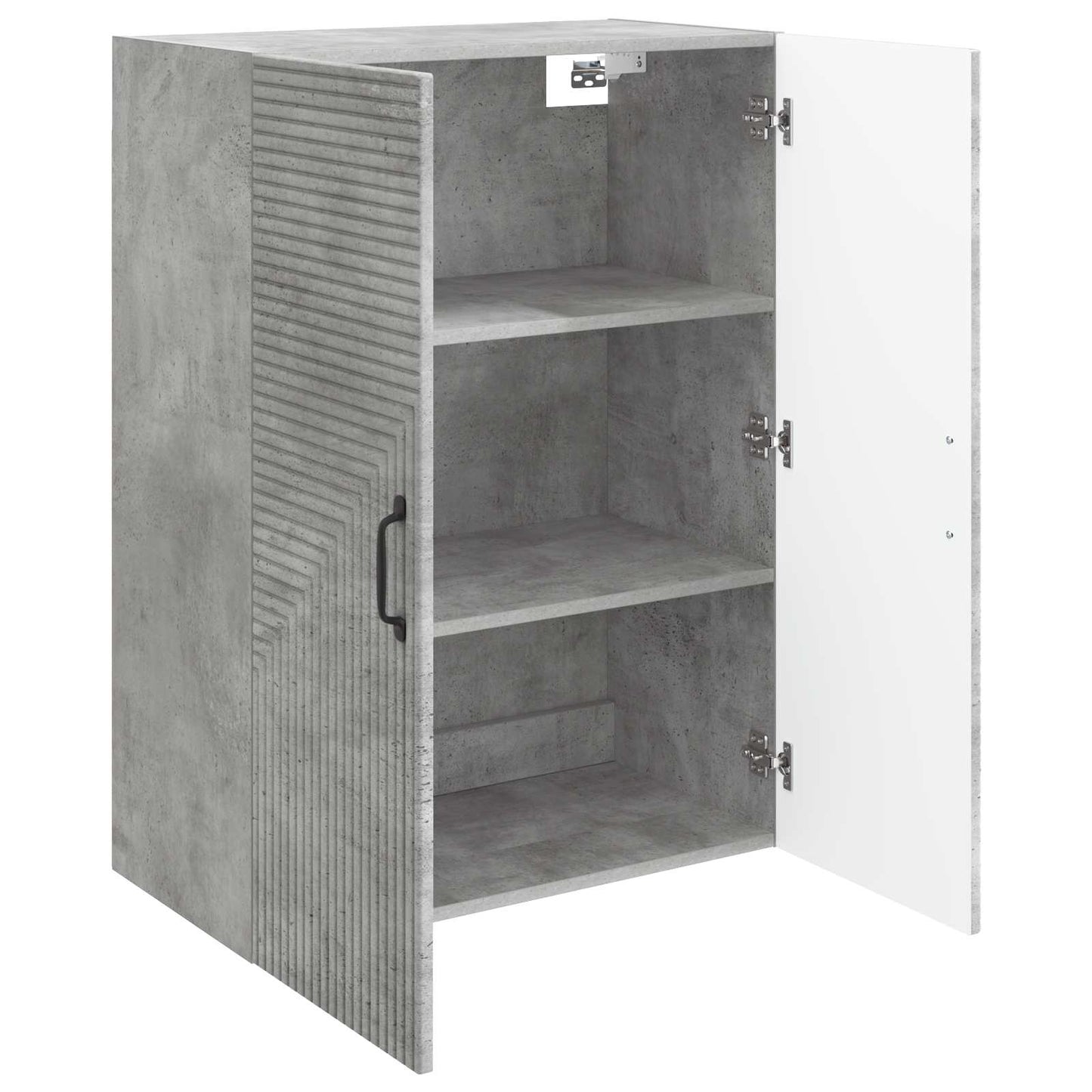 Fali szekrény Betonszürke 66 x 34,5 x 90 cm Szerelt Fa