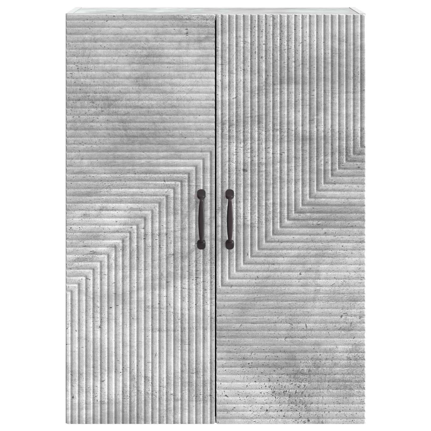 Fali szekrény Betonszürke 66 x 34,5 x 90 cm Szerelt Fa