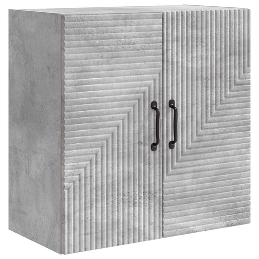 Fali szekrény Betonszürke 59 x 31 x 60 cm Szerelt Fa