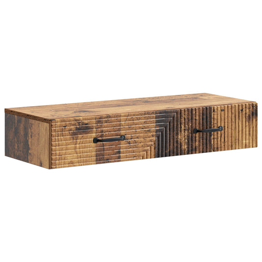 Fali oldaltábla Antik Fa 87,5 x 34,5 x 17 cm Szerelt Fa