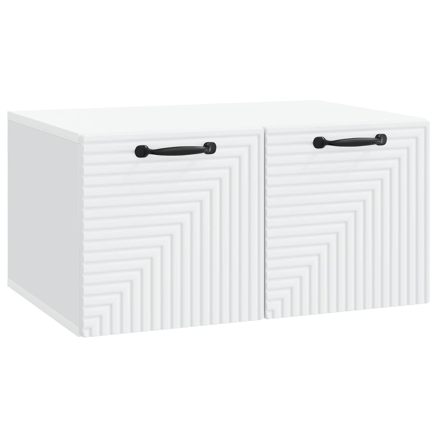 Fali TV szekrény Fehér 59,5 x 41 x 30 cm Szerelt Fa