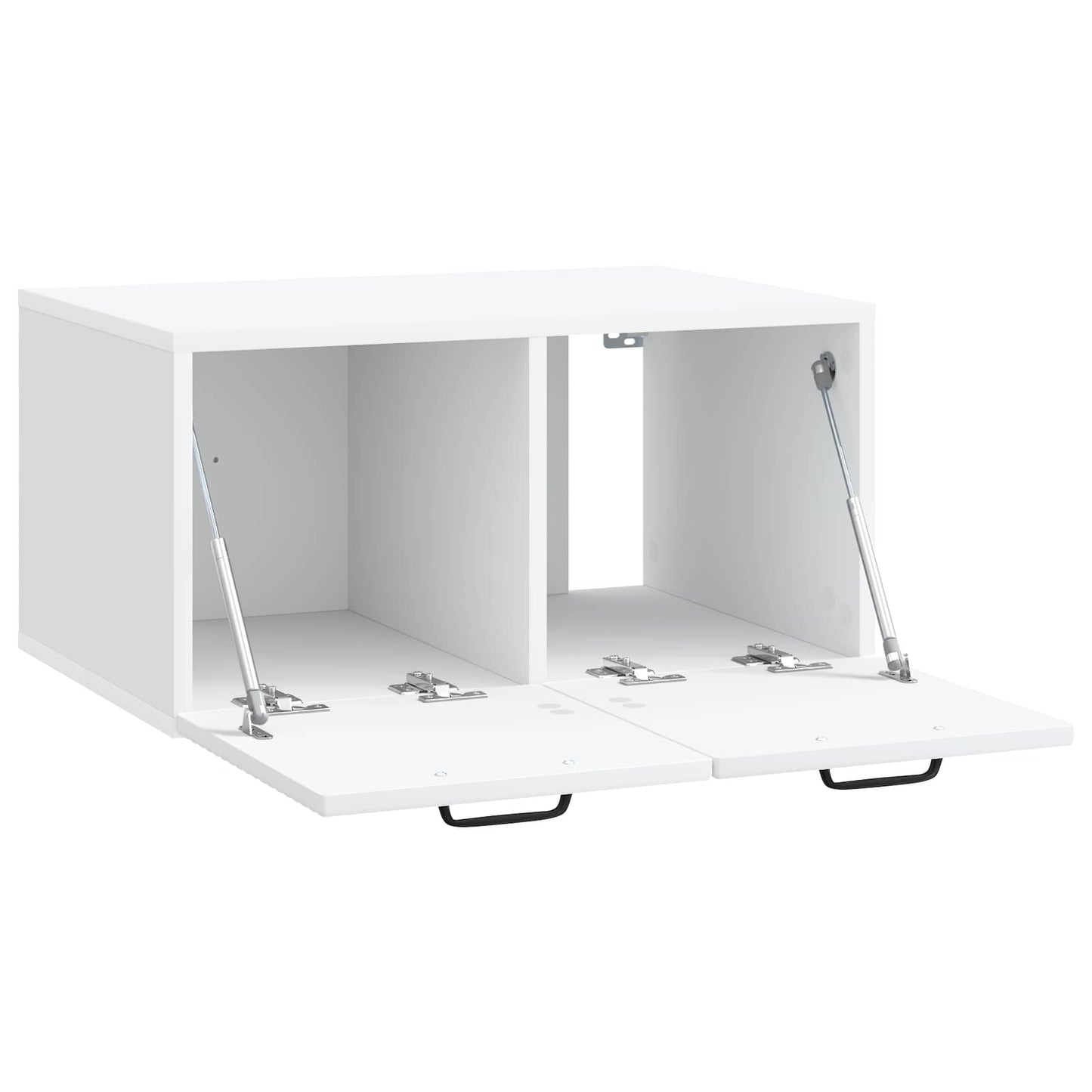 Fali TV szekrény Fehér 59,5 x 41 x 30 cm Szerelt Fa