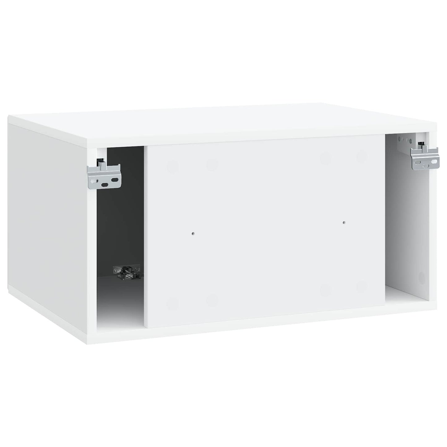 Fali TV szekrény Fehér 59,5 x 41 x 30 cm Szerelt Fa