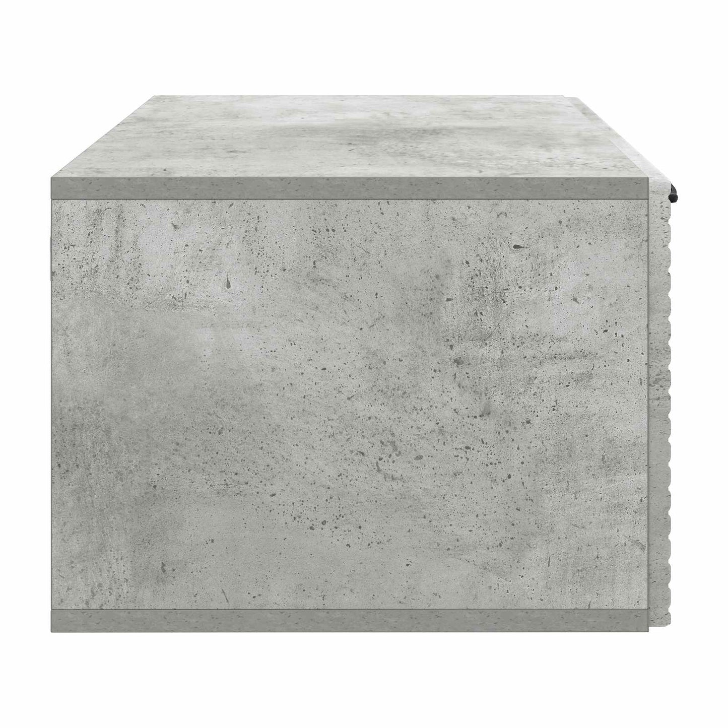 Fali TV szekrény Betonszürke 59,5 x 41 x 30 cm Szerelt Fa